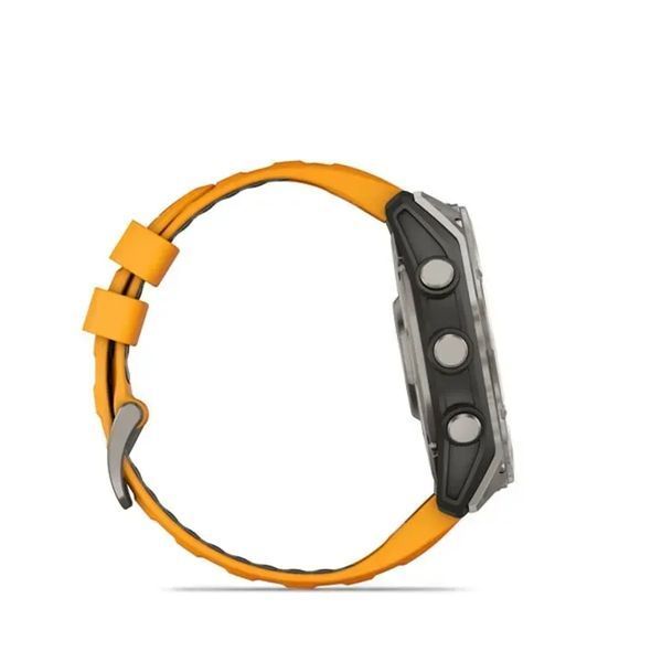 Смарт-часы Garmin Fenix 8 51mm Amoled Sapphire Titanium w. Spark Orange/Graphite Silicone Band (010-02905-10/11/53) 613056 фото