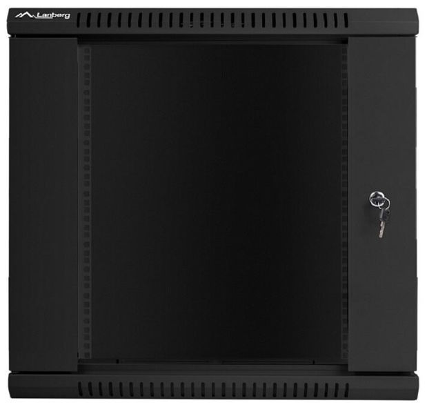 Шкаф RACK LANBERG 19" 12U WF01-6612-10B 600 x 600 мм, настенный, черный 470917 фото