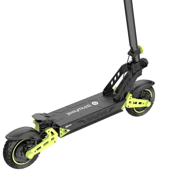 Електросамокат ISINWHEEL D2 Plus 20 км/год 1000W Амортизація 10" Чорний 2131396 фото