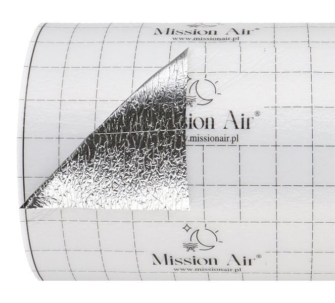 Подложка изоляционная MISSION AIR Silver 3 мм рулон 50 м&sup2; 1135675 фото