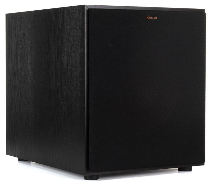 Сабвуфер KLIPSCH R-120SW Чорний, Активний, 200 Вт, Тип Фазоінвертор, 12" динамік спереду, корпус МДФ, мідні дифузори 888101 фото
