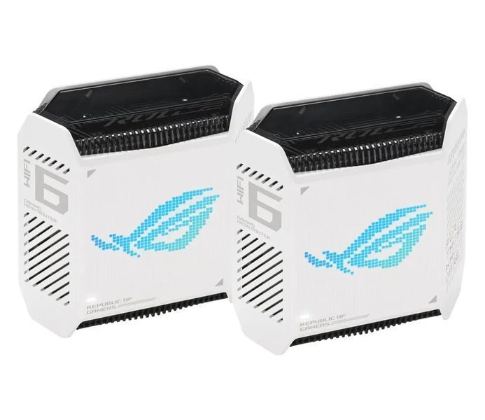 Бездротовий маршрутизатор (роутер) Asus Rog Rapture GT6 White 2-pack 476720ua фото