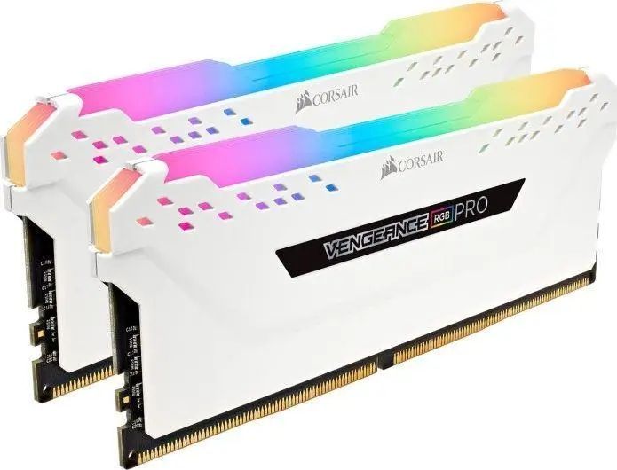Пам'ять для настільних комп'ютерів Corsair 32 GB DDR4 3200 MHz Vengeance RGB PRO(CMW32GX4M2E3200C16W) 026295 фото
