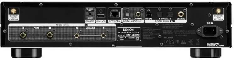 Сетевой аудиопроигрыватель Denon DNP-2000NE Black 607132 фото