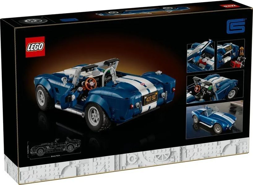 Блоковий конструктор LEGO Icons Shelby Cobra 427 S/C (10357) 613467 фото