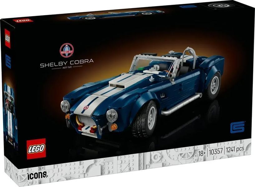 Блоковий конструктор LEGO Icons Shelby Cobra 427 S/C (10357) 613467 фото