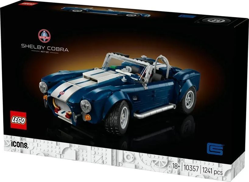 Блоковий конструктор LEGO Icons Shelby Cobra 427 S/C (10357) 613467 фото