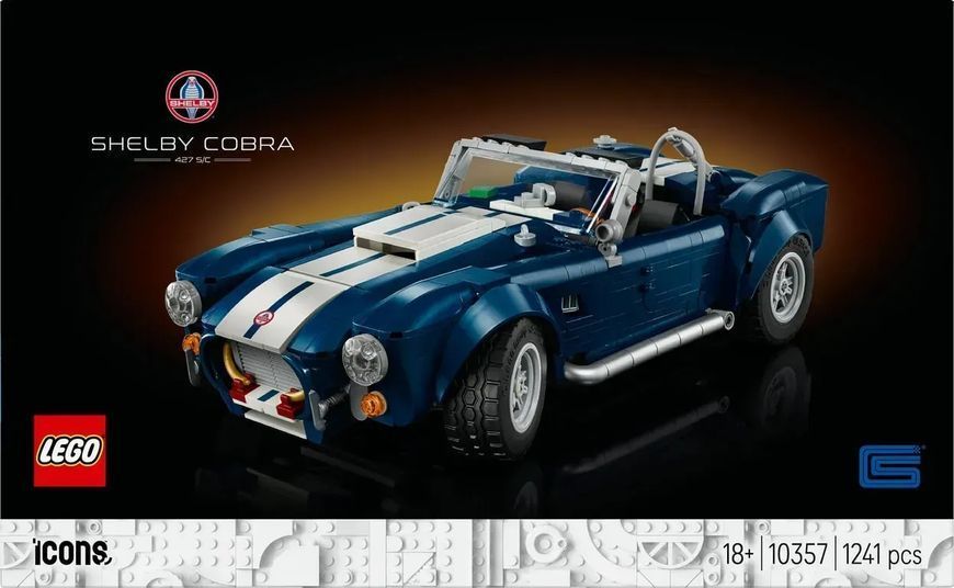 Блоковий конструктор LEGO Icons Shelby Cobra 427 S/C (10357) 613467 фото