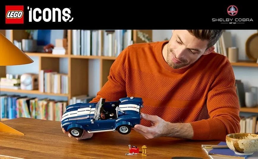 Блоковий конструктор LEGO Icons Shelby Cobra 427 S/C (10357) 613467 фото