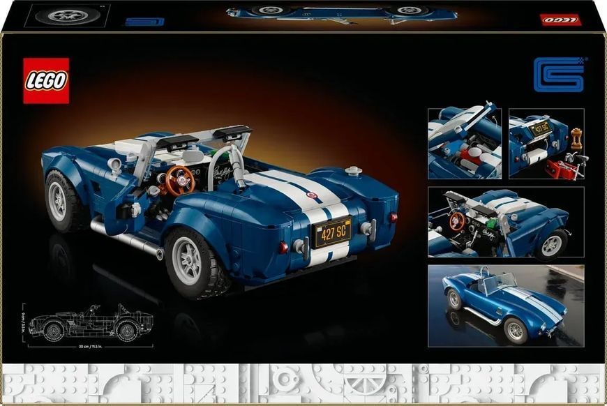Блоковий конструктор LEGO Icons Shelby Cobra 427 S/C (10357) 613467 фото