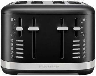 Тостер KitchenAid 4-Slot Toaster 5KMT4109 Matte Black (5KMT4109EBM) 611271 фото