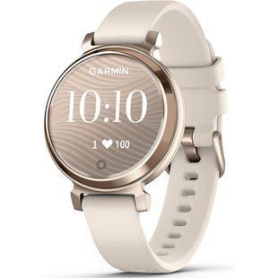 Смарт-годинник Garmin Lily 2 Cream Gold with Coconut Silicone Band (010-02839-00/20) 035100 фото