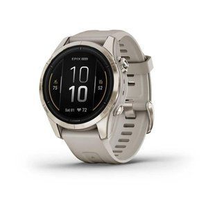 Смарт-годинник Garmin Epix Pro Gen 2 Sapphire 42mm Soft Gold w. Light S. Band (010-02802-10/11) 035050 фото