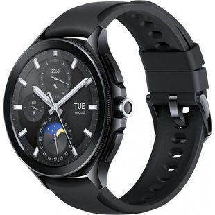 Смарт-годинник Xiaomi Watch 2 Pro Bluetooth Black Case with Black Fluororubber Strap (BHR7211GL) 035228 фото
