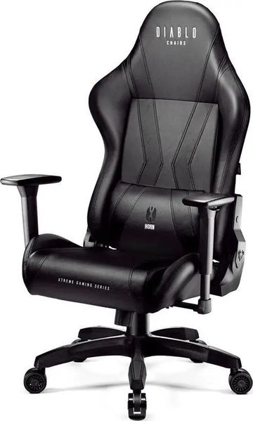 Компьютерное кресло для геймера Diablo Chairs X-Horn 2.0 Black M 323413 фото