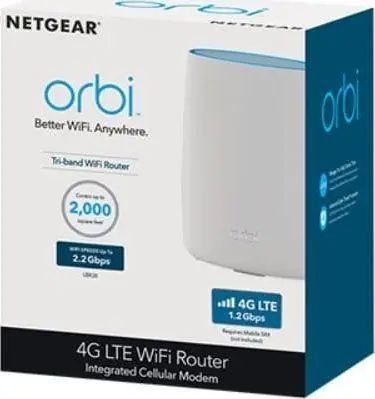 Бездротовий маршрутизатор (роутер) Netgear Orbi LBR20 4G LTE (LBR20100EUS) 001675 фото