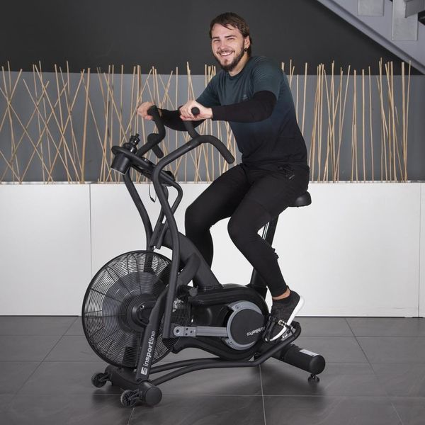 велотренажер механічний inSPORTline Airbike Pro 009958 фото