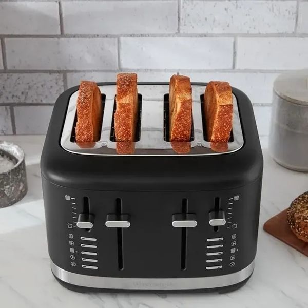 Тостер KitchenAid 4-Slot Toaster 5KMT4109 Matte Black (5KMT4109EBM) 611271 фото