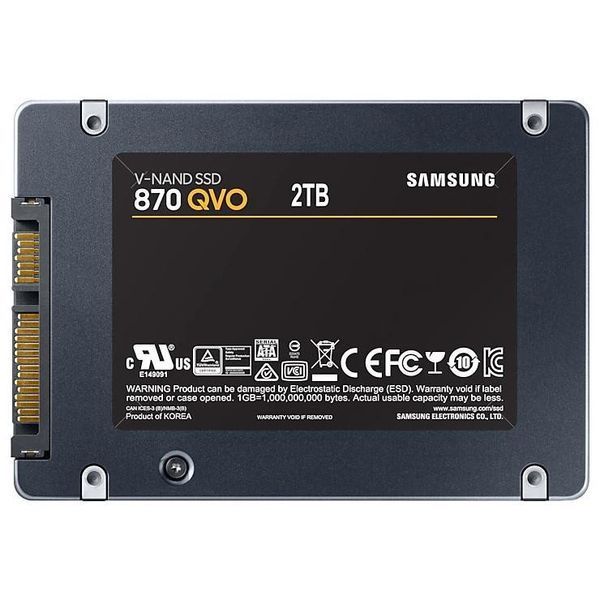 SSD накопичувач Samsung 870 QVO 2 TB (MZ-77Q2T0BW) 001981 фото