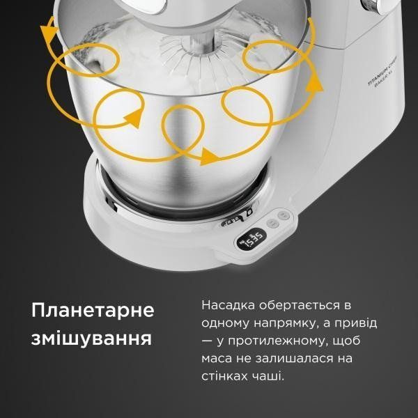 Кухонна машина Kenwood Titanium Chef Baker White XL KVL65.001WH 020807 фото