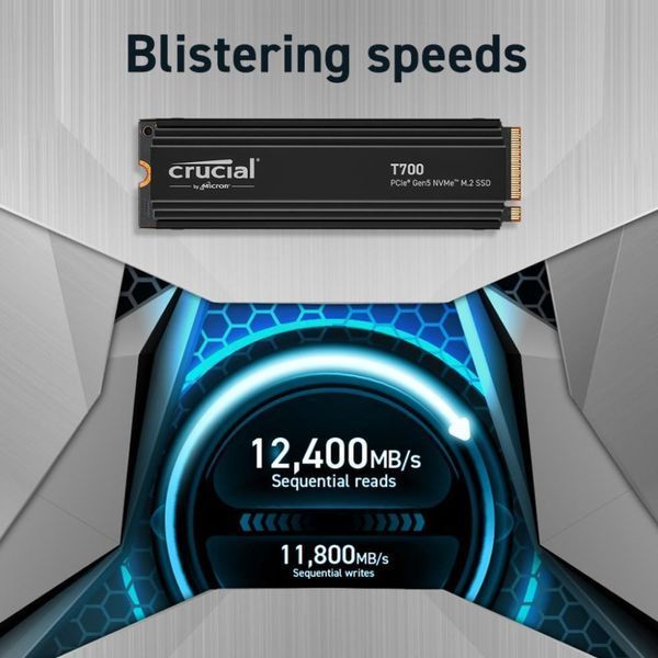 SSD накопичувач Crucial T700 4 TB (CT4000t700SSD3) 001881 фото
