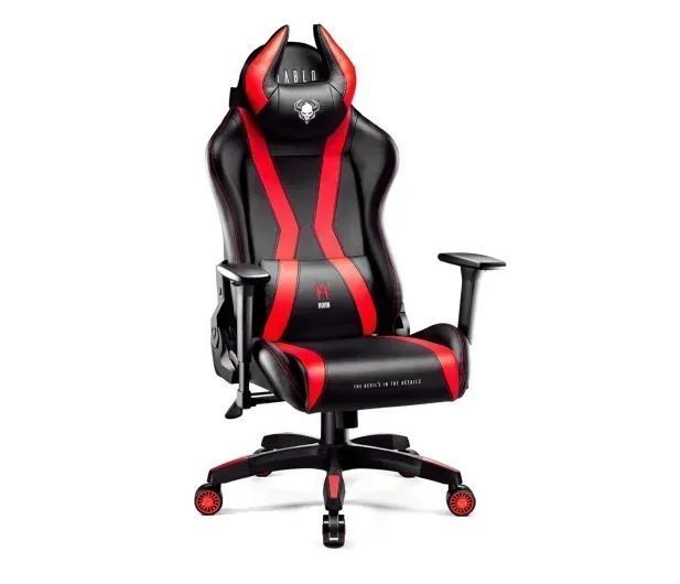 Кресло для геймера Diablo Chairs X-Horn 2.0 Normal Size Black-Red 615386 фото