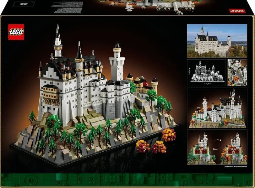 Блоковий конструктор LEGO Architecture Замок Нойшванштайн (21063) 613483 фото