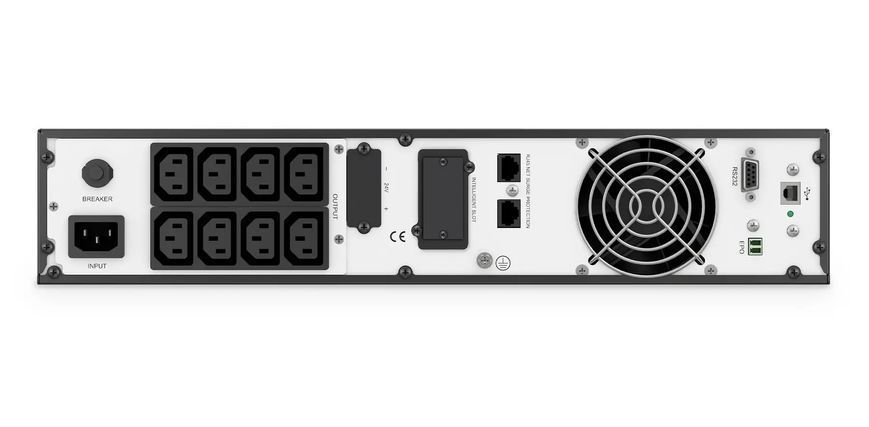ИБП непрерывного действия (Online) Digitus OnLine, 1000VA/1000W, LCD, 8xC13, RJ45, RS232, USB, Rack/Tower (DN-170093) 013560 фото