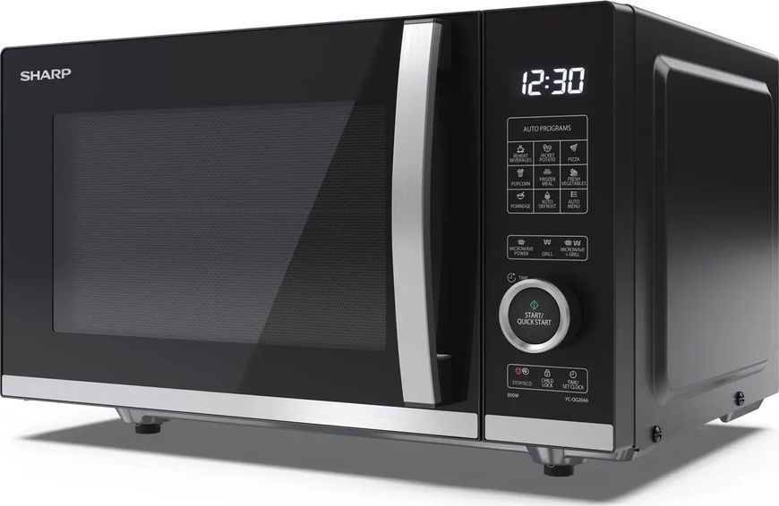 Микроволновка с грилем Sharp YC-QG204AE-B 020568 фото