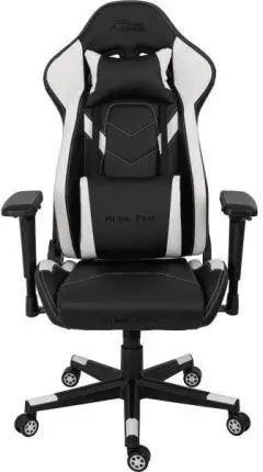 Компьютерное кресло для геймера GameShark Ares Pro Black-White 019007 фото