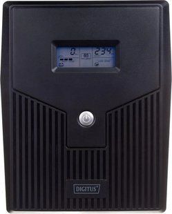 Лінійно-інтерактивне ДБЖ Digitus Line-Interactive 2000VA/1200W LCD 4xSchuko RJ45 RS232 USB (DN-170076) 022141 фото