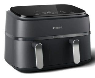 Мультипіч (аерофритюрниця) Philips Dual Airfryer 3000 Series NA351/00 510577 фото