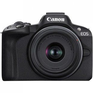 беззеркальный фотоаппарат Canon EOS R50 kit RF-S 18-45mm IS STM + RF-S 55-210mm IS STM Black (5811C034) 004185 фото