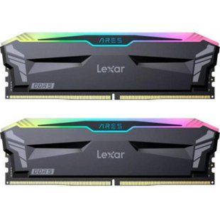 Пам'ять для настільних комп'ютерів Lexar 32 GB (2x16GB) DDR5 6000 MHz Ares RGB (LD5BU016G-R6000GDLA) 033870 фото