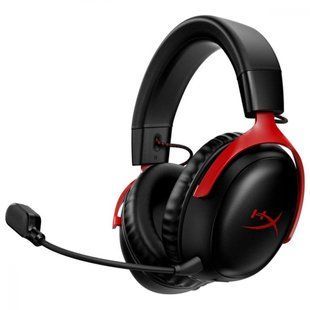 Навушники з мікрофоном HyperX Cloud III Wireless Black/Red (77Z46AA) 029751 фото