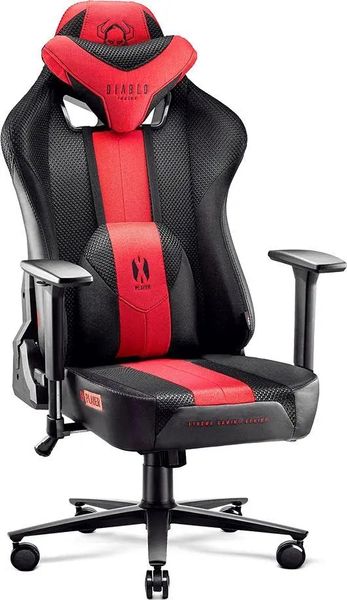 Комп'ютерне крісло для геймера Diablo Chairs X-Player 2,0 Crimson King Size/Antracite 312228 фото