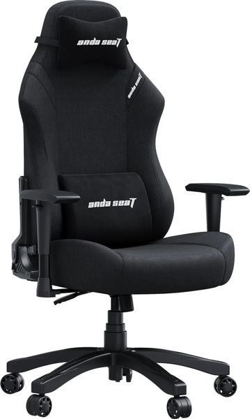 Компьютерное кресло для геймера Anda Seat Luna L Black Fabric (AD18-44-B-F) 578320ua фото