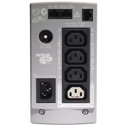 Резервне ДБЖ APC Back-UPS 650 (BK650EI) 035320 фото