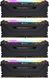 Пам'ять для настільних комп'ютерів Corsair 64 GB (4x16GB) DDR4 3600 MHz Vengeance RGB PRO (CMW64GX4M4D3600C18) 026407 фото 1