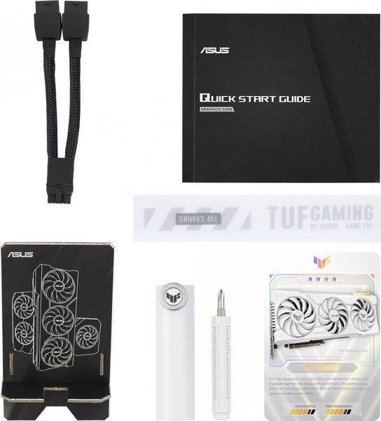 Видеокарта ASUS TUF-RTX4070TIS-O16G-WHITE-GAMING (90YV0KF2-M0NA00) 013934 фото