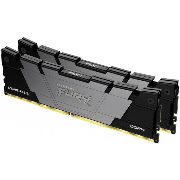 Память для настольных компьютеров Kingston FURY 64 GB (2x32GB) DDR4 3200 MHz Renegade Black (KF432C16RB2K2/64) 033820 фото