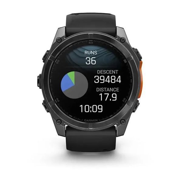 Смарт-часы Garmin Fenix 8 51mm Amoled Slate Gray with Black Silicone Band (010-02905-00) 613057 фото