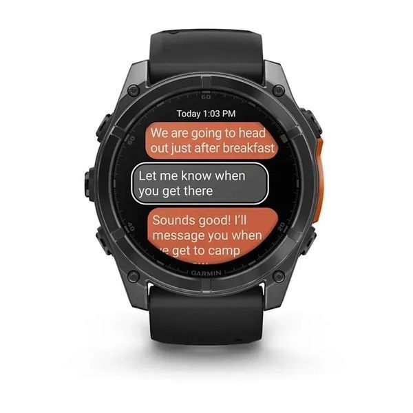 Смарт-часы Garmin Fenix 8 51mm Amoled Slate Gray with Black Silicone Band (010-02905-00) 613057 фото