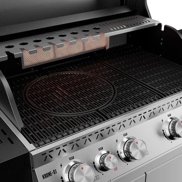 Гриль газовий мобільний Koler Krone S1 Silver (KK-S1/S) 604579 фото