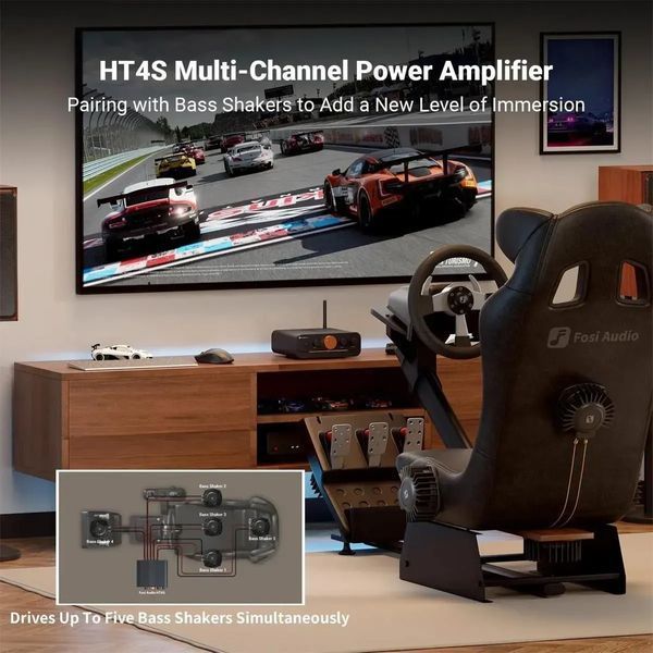 Усилитель мощности Fosi Audio HT4S Black 609050 фото