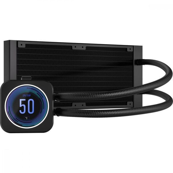 Водяное охлаждение Corsair iCUE H100i ELITE LCD XT (CW-9060074-WW) 014104 фото