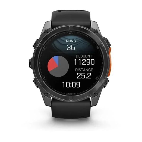 Смарт-часы Garmin Fenix 8 51mm Amoled Slate Gray with Black Silicone Band (010-02905-00) 613057 фото