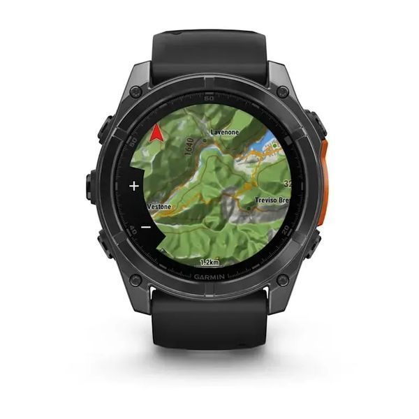 Смарт-часы Garmin Fenix 8 51mm Amoled Slate Gray with Black Silicone Band (010-02905-00) 613057 фото