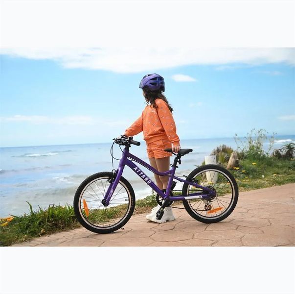 Дитячий двоколісний велосипед Attabo Ease 20 Purple 604654 фото