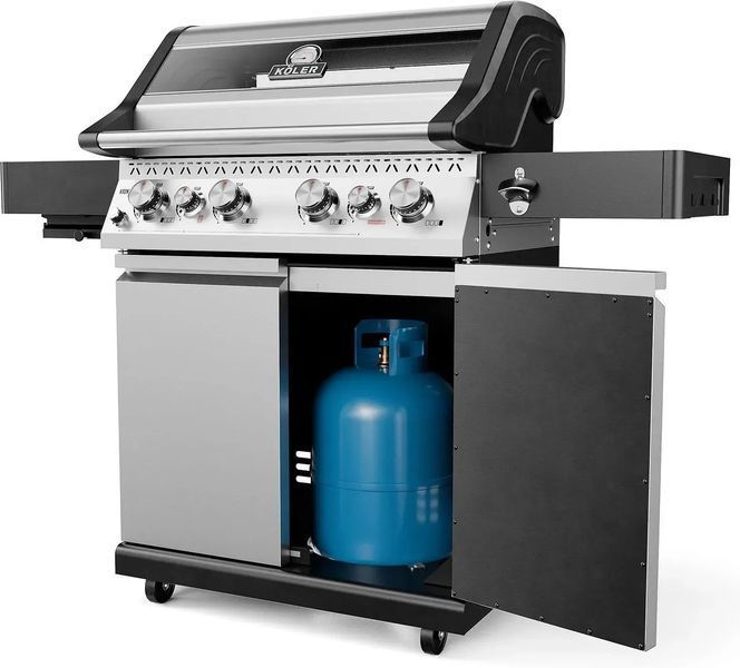 Гриль газовий мобільний Koler Krone S1 Silver (KK-S1/S) 604579 фото